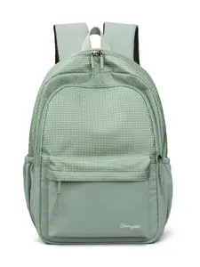 Plaid Backpack for Women, Lightweight Nylon Casual Book Bag, Travel Backpack, Stylish and Functional, Perfect for Daily Use