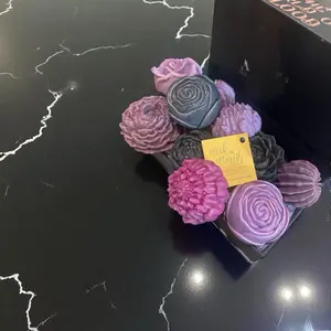 Wick & Wraith Gothic Wax Melt Bouquet - Spooky Spell Book Storage Box for Halloween Decoration Witchy Vibes Fall Scents