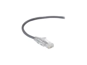 BLACK BOX C6APC28-GY-04 CAT6A 500-MHZ STRANDED ETHERNET PATCH CABLE - UNSHIELDED (UTP), CM PVC, SNAGLESS