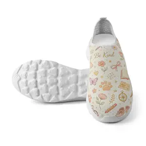 Walk by Faith Not by Sight Christian Shoes I Am a Child of God Bible Verse Slip On Sneakers for Women Comfortable Inspirational Breathable Mesh Upper Lining - Footwear