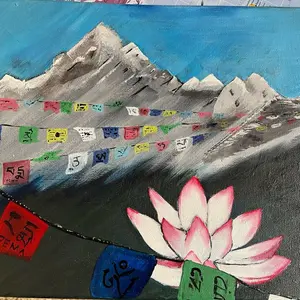 Snowboarding to Nirvana 11x14 Canvas - Ideal for Decor & Hanging - High-Quality Artwork