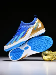 Professional Football Shoes TF Studs Men's Training Competition Sports Shoes Outdoor Indoor Wear-Resistant Anti-Slip
