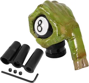 8 Ball Car Resin Shift Knob,Creepy Cool Handcrafted Look, High-Quality Durable Resin, Universal Fit for All,Manual & Automatic Vehicles, Perfect for Car Mod Lovers Wanting a Standout Interior Vibe!