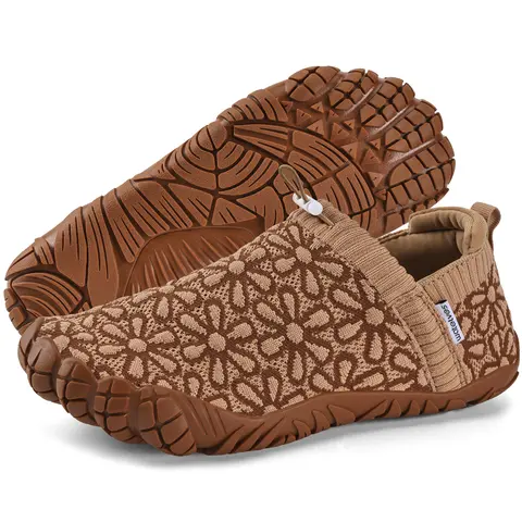 WateLves Daisy Knit Barefoot Shoes Women Men Wide Toe Breathable Walking Shoes Quick-Dry Anti Slip Lightweight Aqua Shoes for Gym Workout Driving Climb Athletic Beach Swim Surf Yoga#sohochic