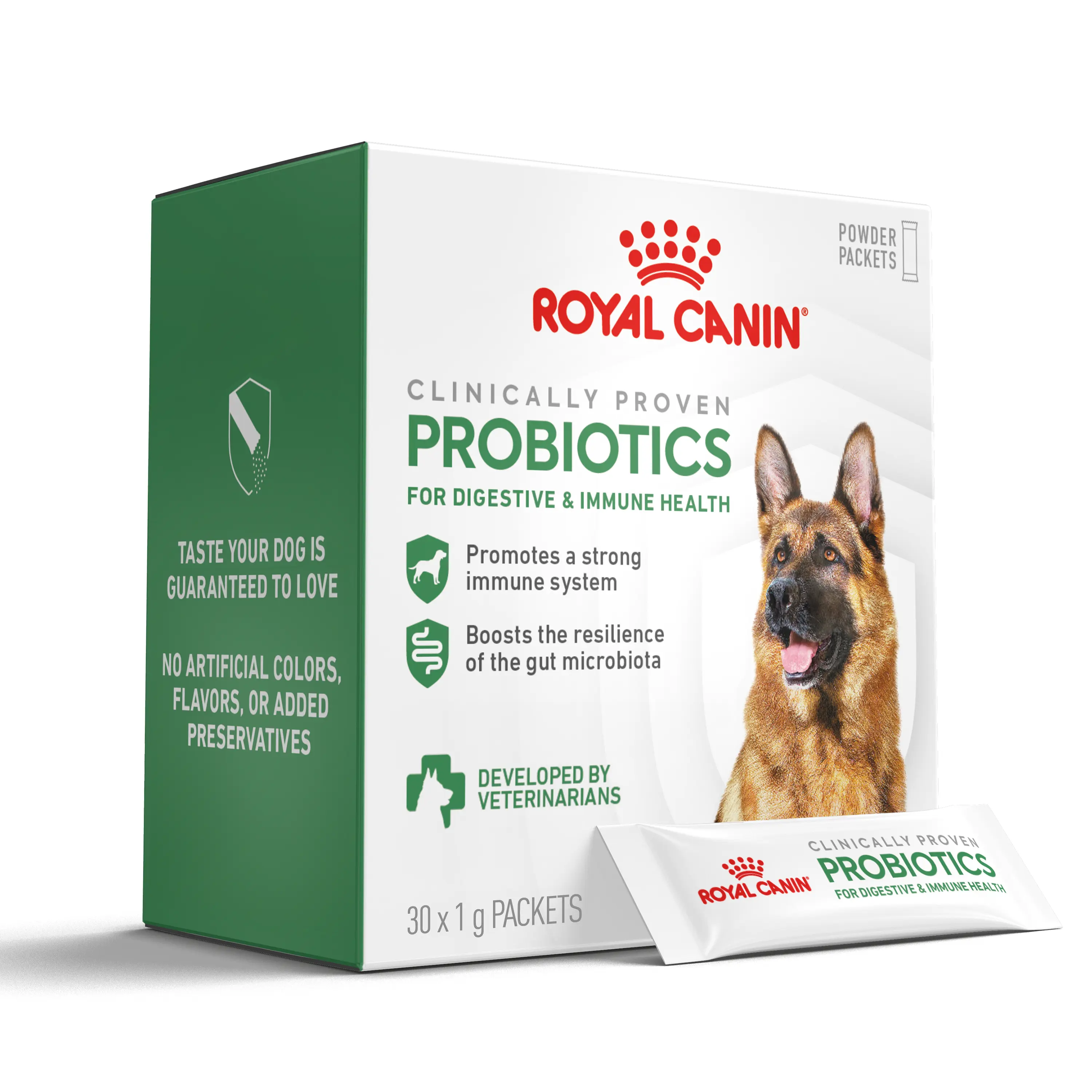 Royal Canin Dog Probiotic Powder Supplement - Digestive & Immune Health Support for All Ages Dogs, 30 Count