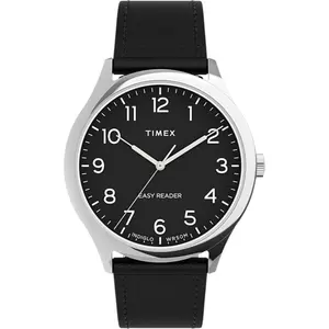 Timex Easy Reader Main Line Quartz Black Dial Men's Indiglo 40MM Case Watch