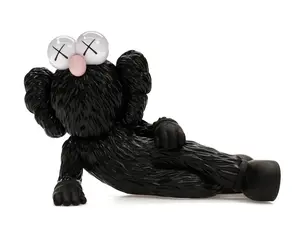 964504 KAWS TIME OFF Vinyl Figure Black