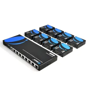 1080P 1x8 HDMI™ Extender Splitter (Loop) - 132ft (cat6) HD18-EX132-K-1
