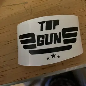 Top gun sticker