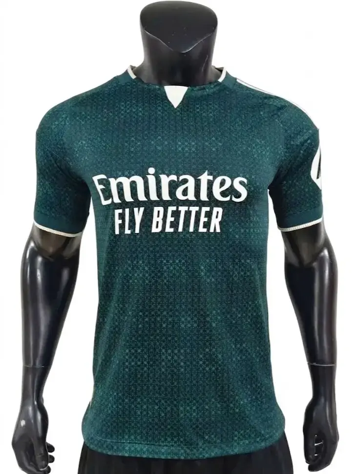 [Full Logo] Personalized  2026/27 Dark Blue Football Jersey (Unisex) – Away Kit – Custom name And Number Printing; Choose Your Favorite Player's Name. Breathable, quick-drying sports shirt; a gift for football fans; match-day sportswear for men and women.