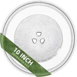 10" Microwave Turntable Compatible with GE WB49X10229 WB49X0688, 10 inch Replacement Microwave Glass Plate for Daewoo 3517203600,  A060140L0TU A0601-1000