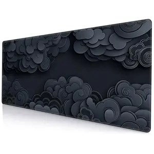 Cloud Pattern Design Mouse Pad, Rectangle Gaming Mouse Pad, Anti-slip Mousepad, Decorative Mouse Mat for Home Office Desk