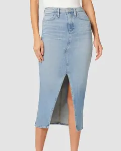 RECONSTRUCTED DENIM SKIRT