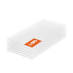 VEVOR 6 Pack Polycarbonate Greenhouse Panels, 2' X 4' X 0.16'' Roof Panels Sheets, Waterproof UV Protected Corrugated Plastic Roofing, Impact Resistance Clear Roofing Sheets for Greenhouse/Garden