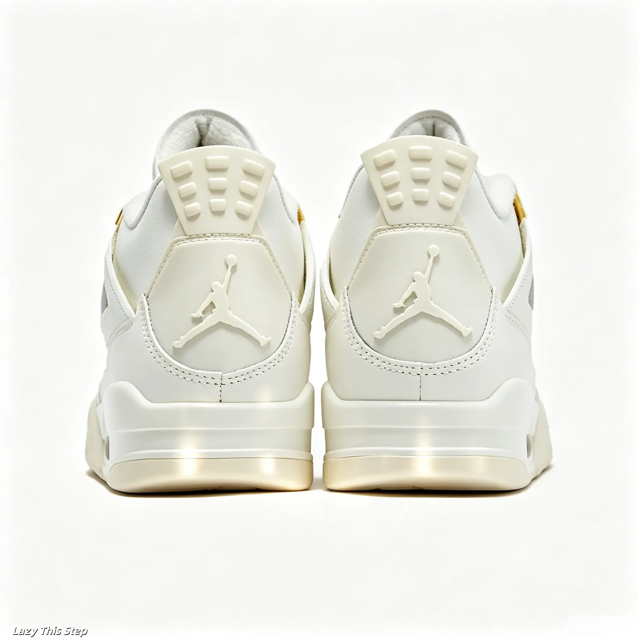 Brand New Mesh Suede Off White Gold Two Tone Mid Top Retro Basketball Sneakers for Men Women, Cream Rubber Outsole Breathable Street Casual Footwear