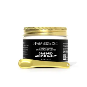 Whipped Tallow Balm – Deep Moisture for Dry & Cracked Skin | Grass-Fed Vanilla Bean (2oz)