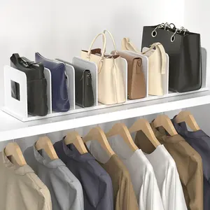 for Closet Shelf, Adjustable Purse Storage Organizer, Shelf Dividers Handbag Organizers for Closets, Purse Dividers for Closet Purse Organizers and Storage