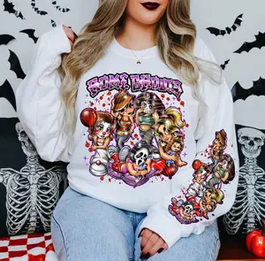 HOME GHOULS COMFORT COLORS  T SHIRT OR SWEATSHIRT, GHOST  COMFORT COLORS T SHIRT, HALLOWEEN COMFORT COLORS T SHIRT, GRAPHIC T SHIRT, T SHIRT FOR WOMEN Cotton Womenswear T shirt , Casual  Top