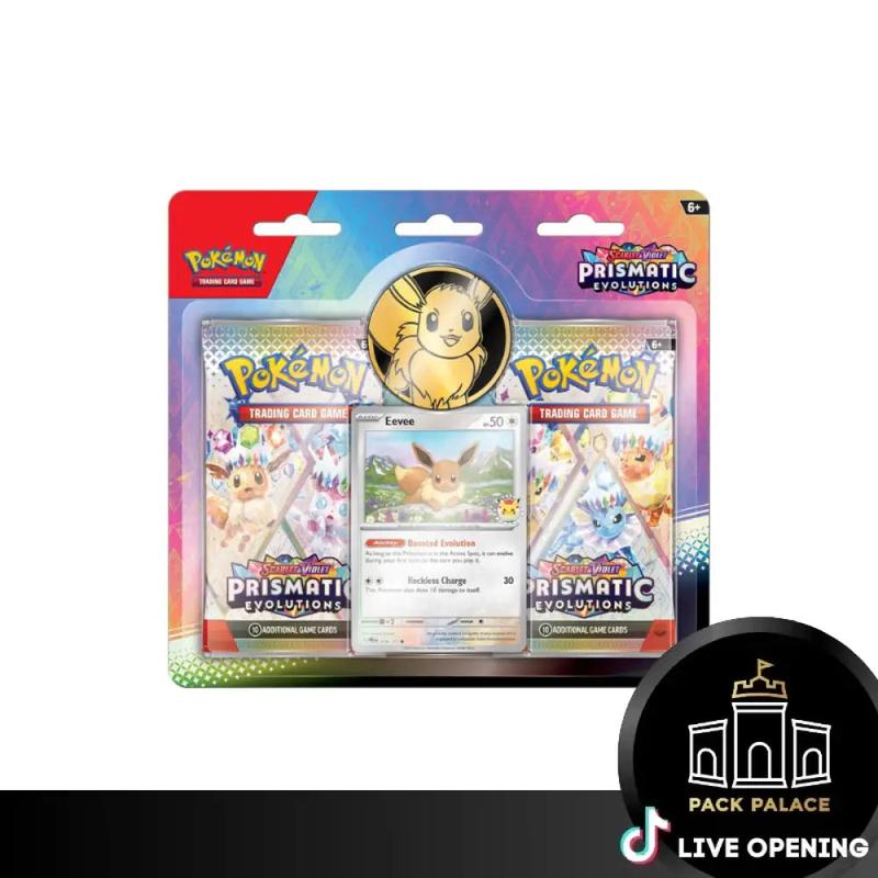 Pokemon English SV8.5 Prismatic Evolutions Elite Trainer Box and Collection Boxes CARDS LIVE OPENING