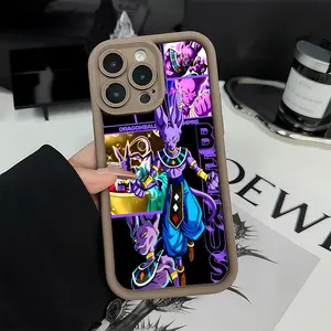 Anime Neon Warrior Phone Case TPU Shockproof Outdoor Cover for iPhone 17 Air 17 Pro 16 Pro 15 Pro Max 14 Plus 13 Pro 12 11 Pro XS Max X XR
