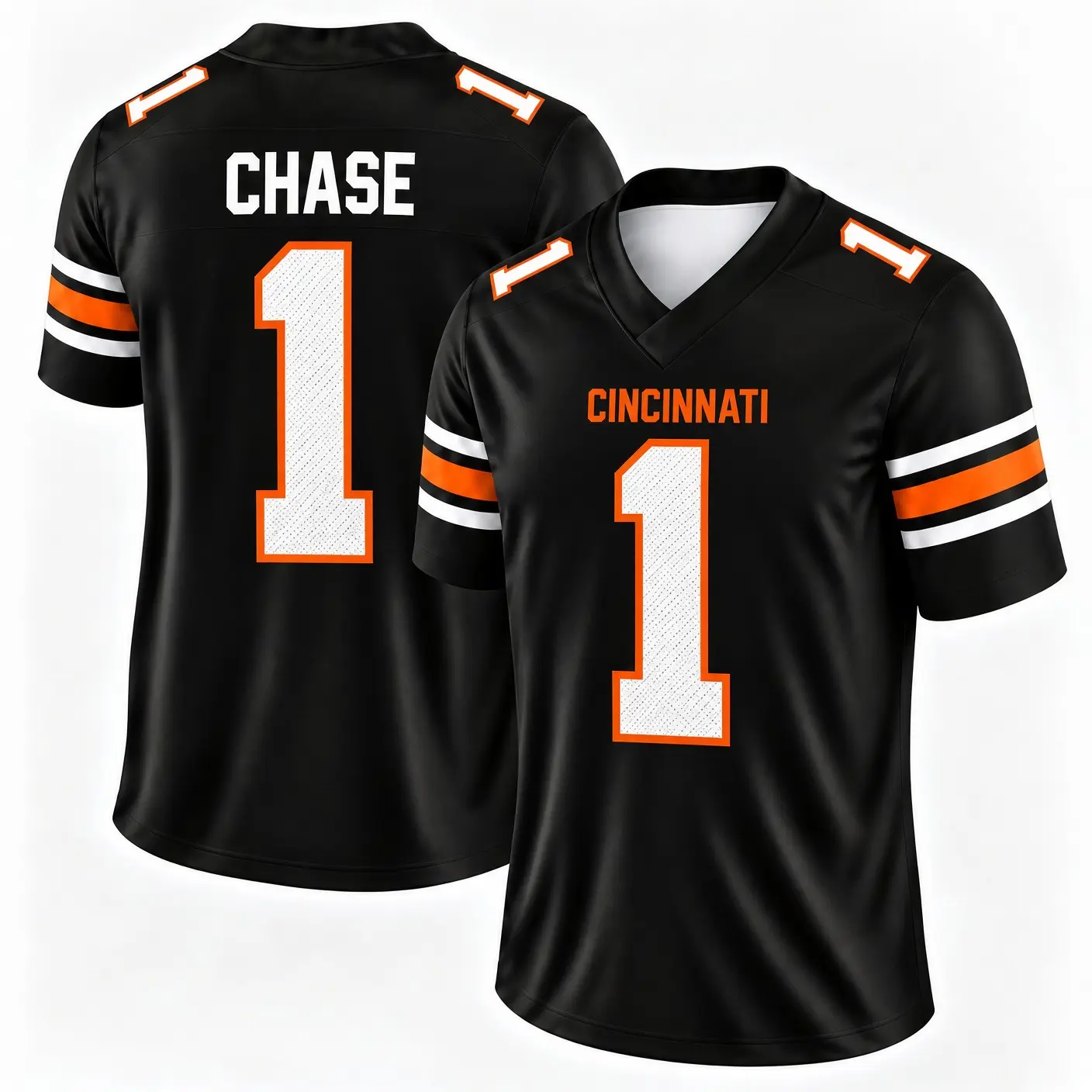 Ja'Marr Chase 1 Football Jersey, American Football Fan Apparel, Unisex Game Day Shirt, Sports Jersey Gift for Football Fans, Sunday Football Jersey, Game Day Outfits Vintage Football Style, Retro Football Jersey, Football Season Shirt
