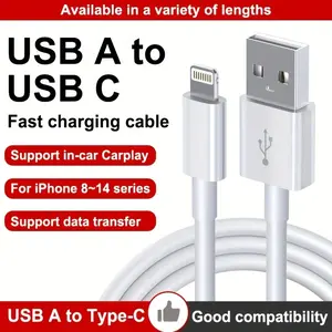 iPhone Charging Cable, Long Lightning to USB Cable, Compatible with iPhone 14 Pro Max/14/13 Pro/12 Mini/11/XS/XR/8/7/6s/5/se