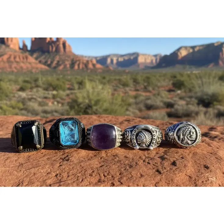 Thick Band Statement Rings Thick Band Statement Rings