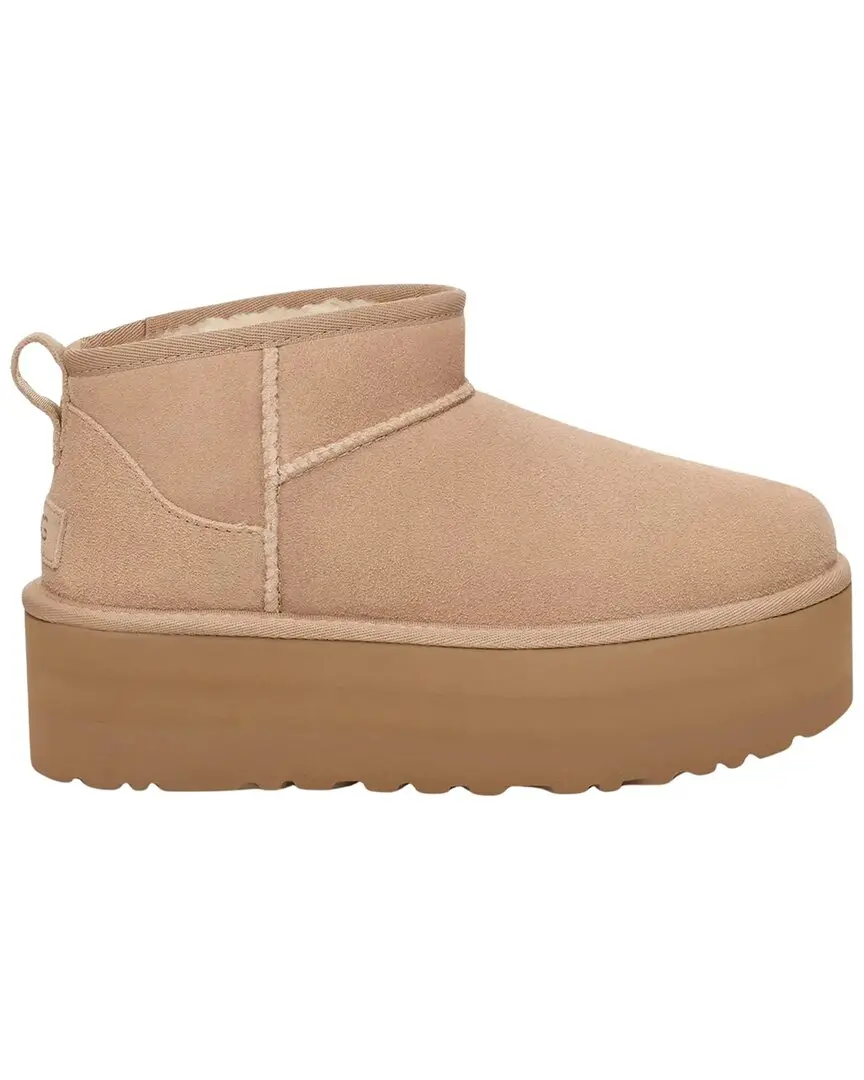 UGG Classic Ultra Mini Platform Suede Boot