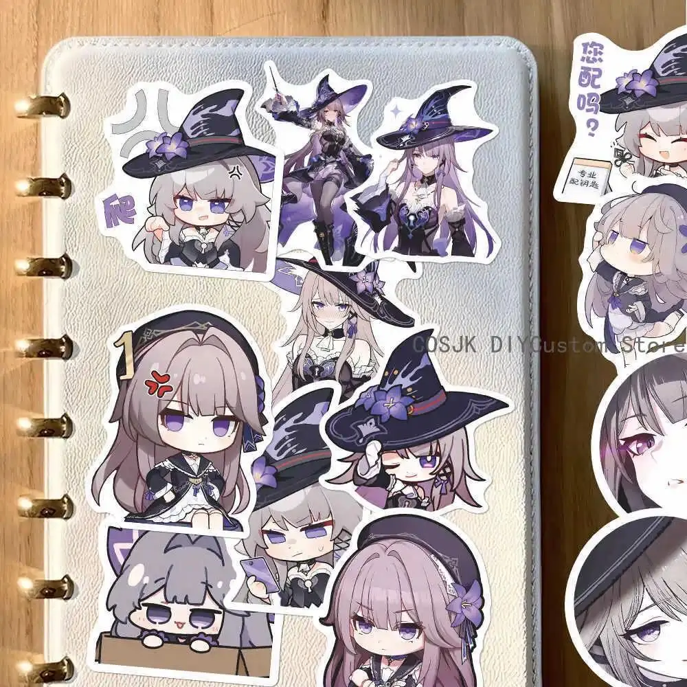 96pcs/set Honkai: Star Rail The Herta Stickers Phone Waterproof Decorative Decals Graffiti Guitar Scrapbook Skateboard Sticker
