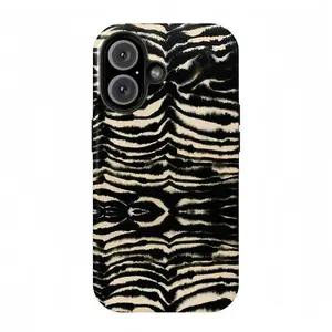 Zebra Print Protective Phone Case for iPhone17 Pro Max 16 15 14 13 12 Samsung 25 Ultra plus 24 23 22 Dual Layer Shockproof Cover with Polycarbonate Shell & TPU Lining Smartphone Protection Casing