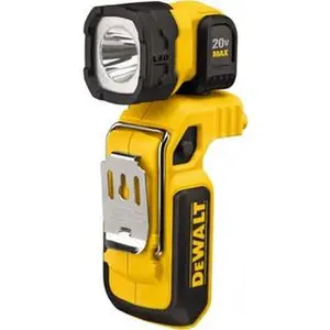 DeWALT 20 Volts, 160 Lumens, Cordless Work Light Yellow/Black, Up to 27 hr Run Time DCL044