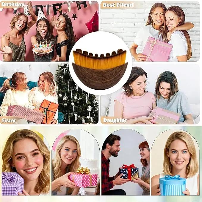 New Lymphatic Contour Face Brush, Dry Brushing FaceBrush, Massager for Face, Chin & Jawline Sculpting,Ergonomically Designed to Fit The Skin Precisely and RelieveFatigue