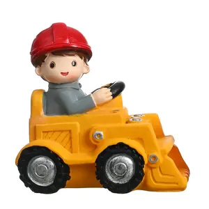 Creative Cute Resin Craft Ornament for Car Cake Home Christmas Decoration