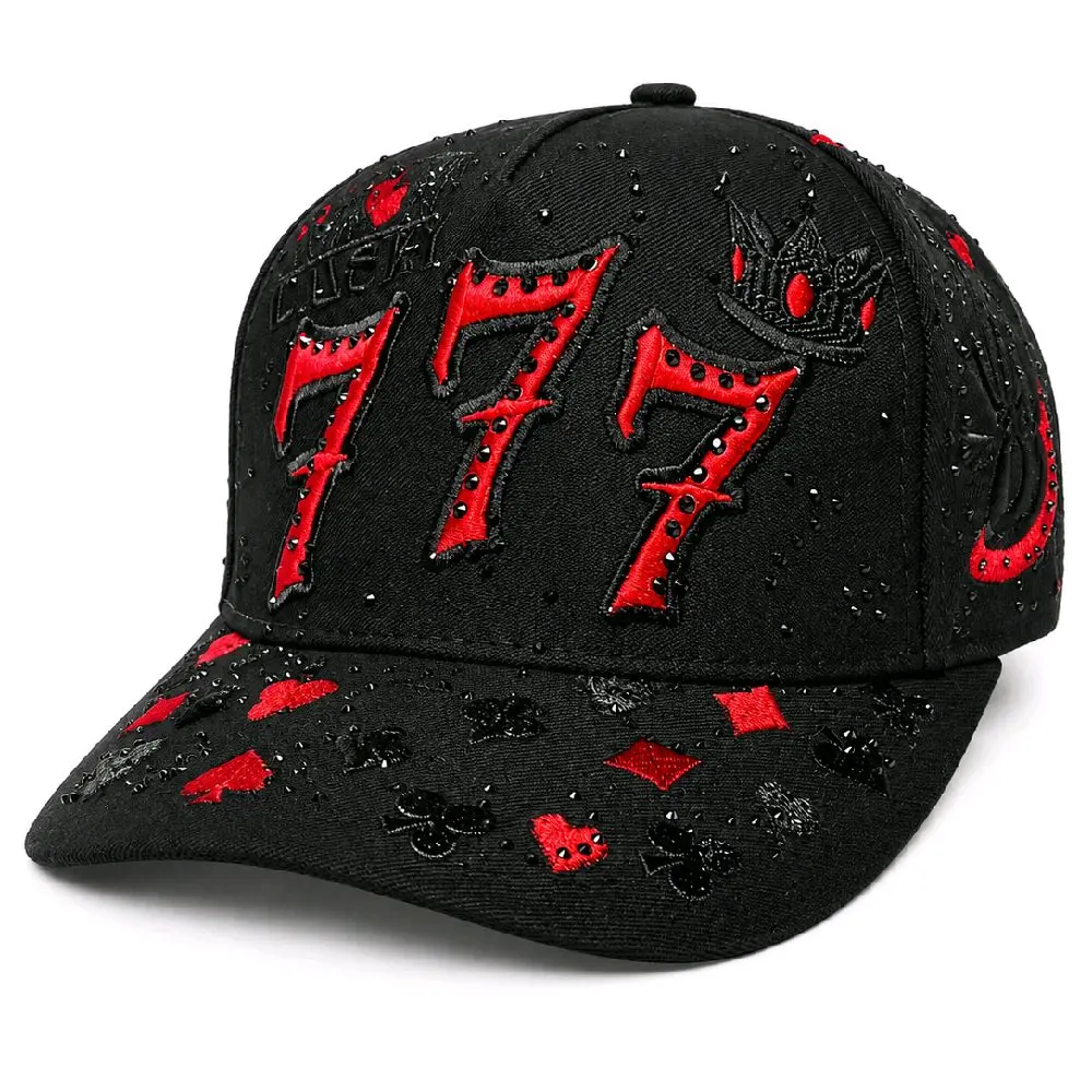 777 negro y rojo