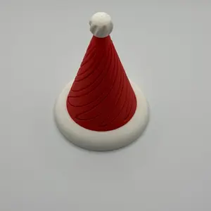 Santa Hat Fidget Spinner Net - Red & White Design for Stress Relief and Fun
