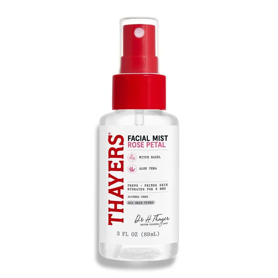 ROSE PETAL Facial Toner Mist – Hydrating Face Mist, Refreshing Rose Water Toner, Lightweight Facial Spray for Moisturized & Revitalized Skin 3 oz.