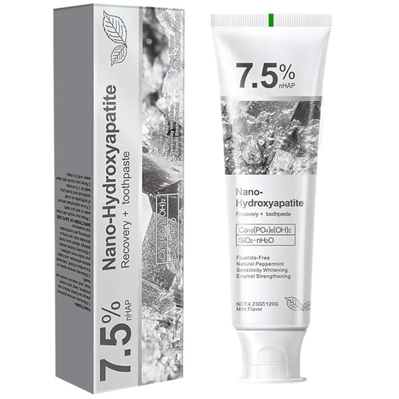 7.5% Hydroxyapatite Toothpaste forms a protective layer on enamel ...