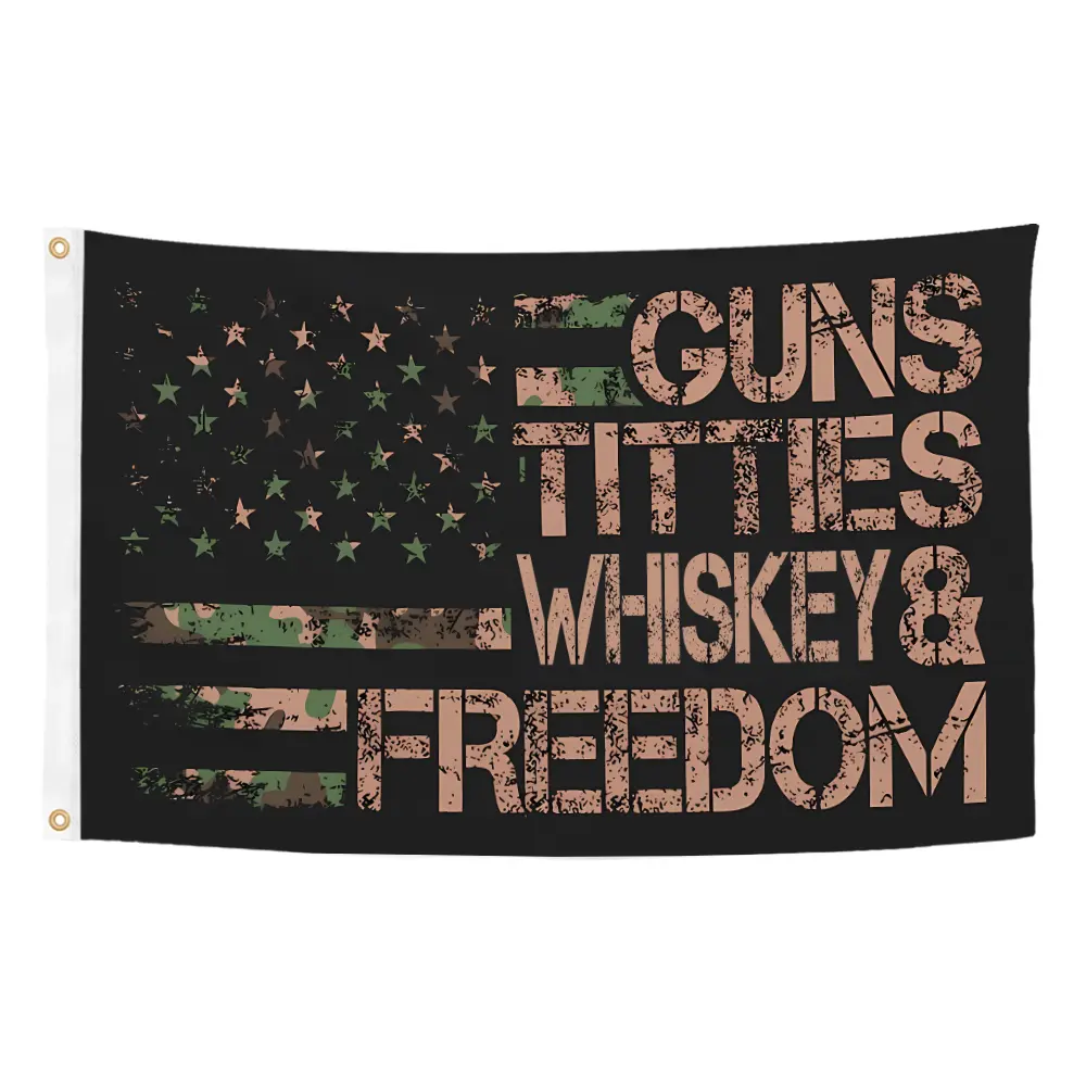 American Flag Pattern Garden Flag Without Flagpole Patriotic Home Garden Yard Decoration Vanity Decor Accessories Men Gifts Outdoor Decoration American Patriotism Durable Fabric, Gifts For Boyfriend