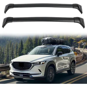 Roof Rack Cross Bar Compatible with 2017-2024 Mazda CX-5 Cross Rails Cargo Rack Luggage Carrier Accessories Black