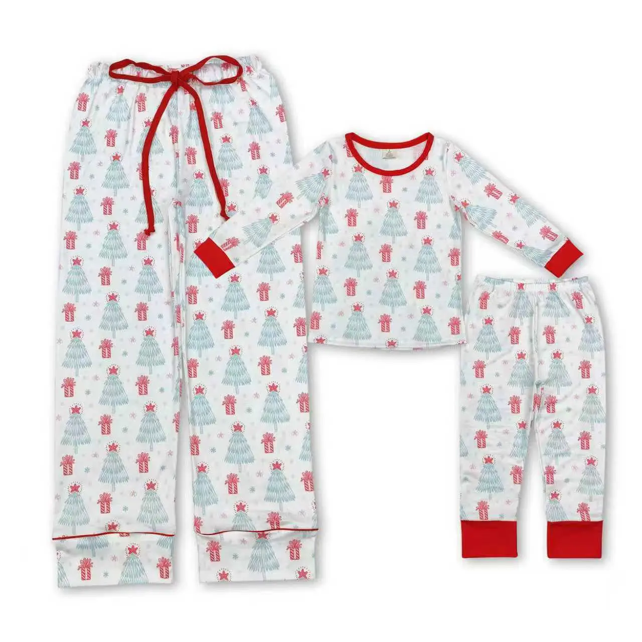 Family Christmas Clothing Red Santa Christmas Sleep Wear Christmas Gift