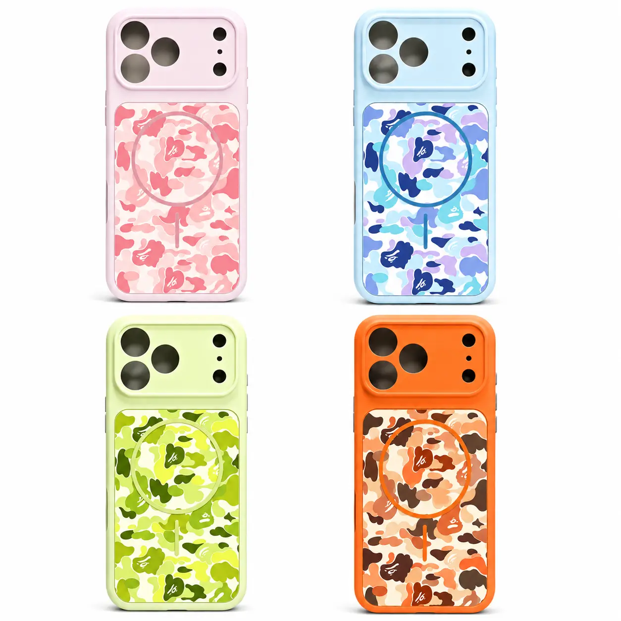 Bape Protective Camo Streetwear Phone Case Suitable for iPhone 17/16/15/14/13/12/11 Pro Max/Plus Phone Case, Case for iPhone 16 15 14 13 12 11  Tough Phone Case
