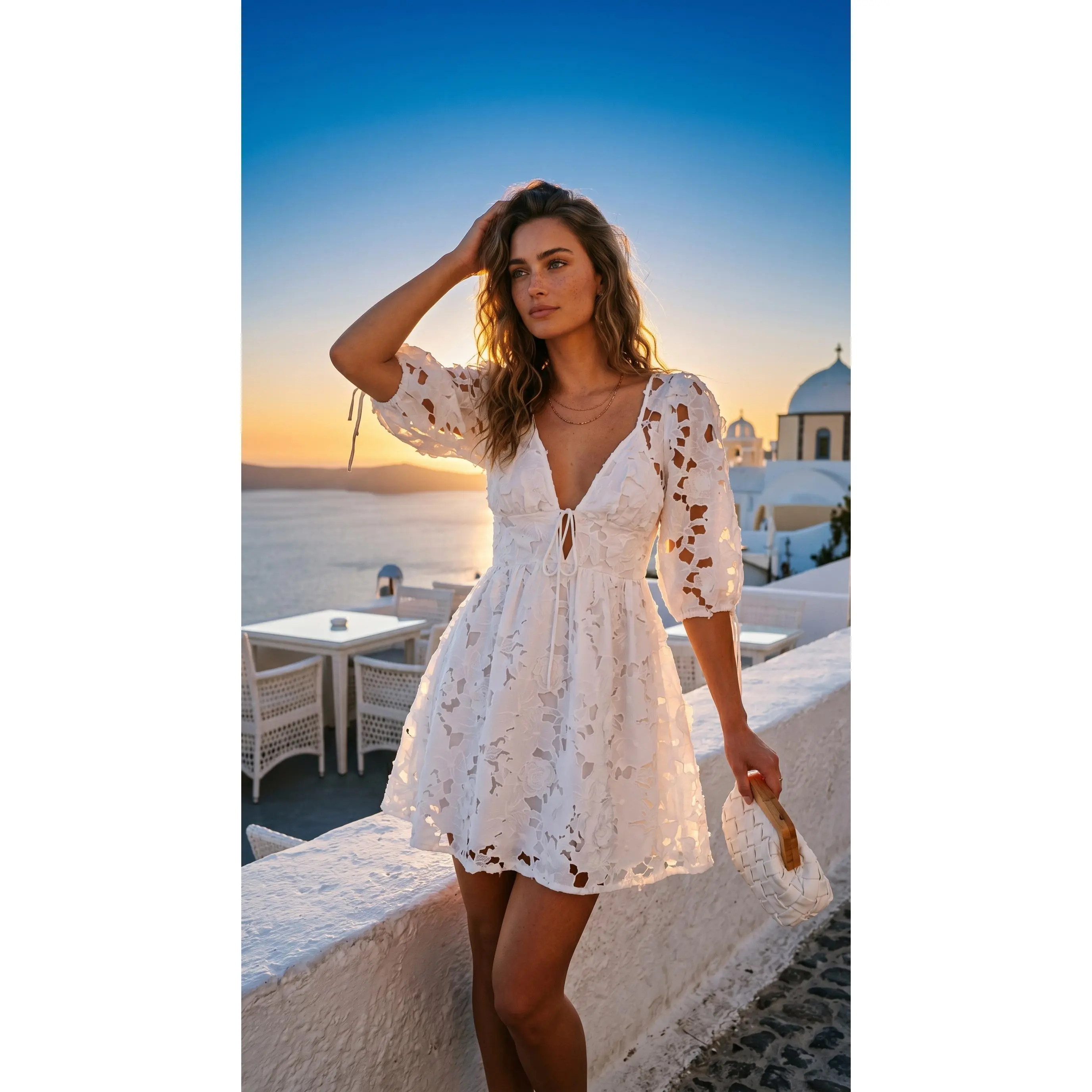 paulette floral crochet lace mini dress Good things come in pretty packages...like these mini dresses Featured: Alexis Floral Babydoll Mini Dress Sunveil Garden Floral Mini Shirt Dress Paulette Floral Crochet Lace Mini Dress Bailey Scallop Floral Mini