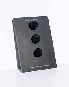 MAGIC BUTTONS - 3 Knots - Black