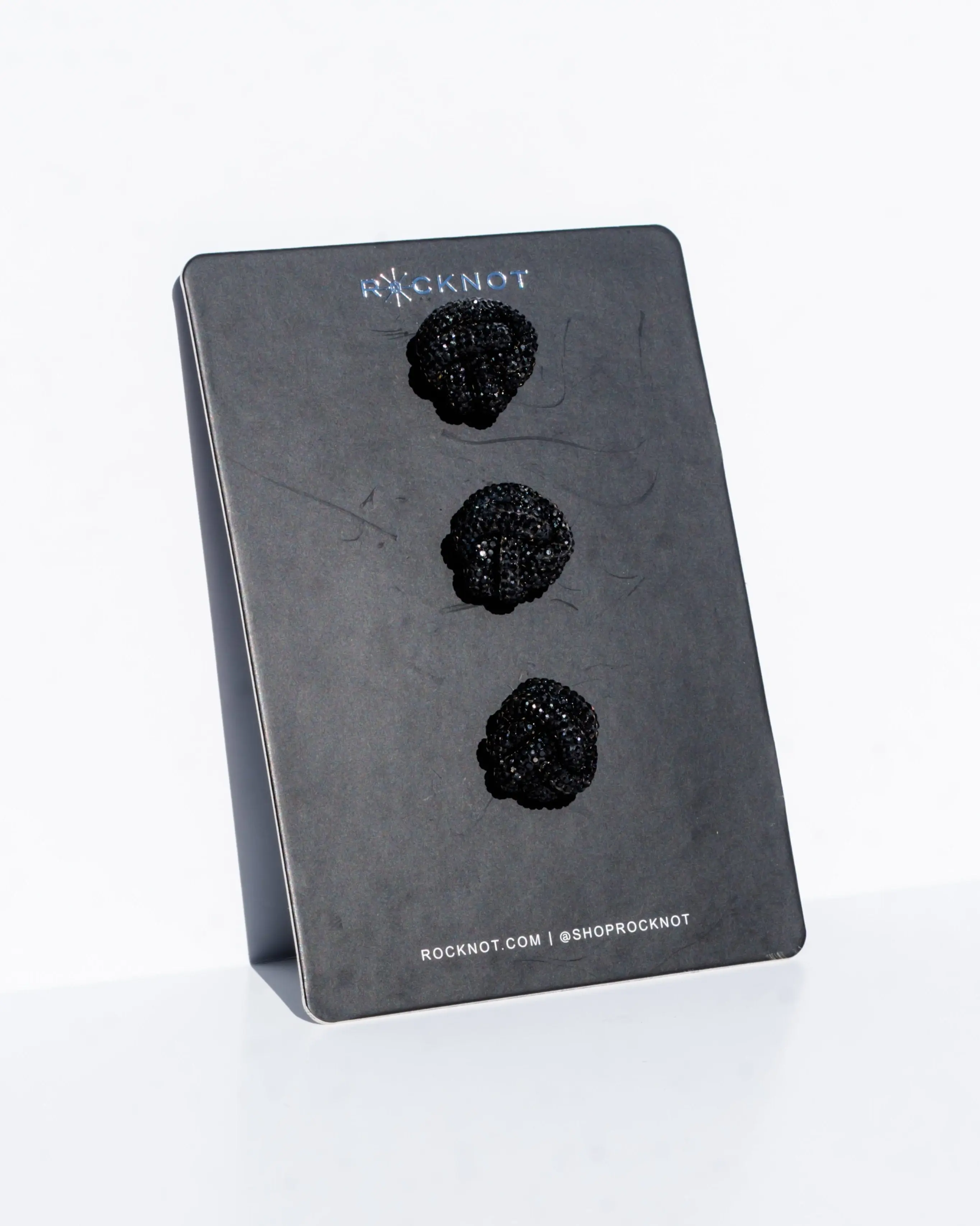 MAGIC BUTTONS - 3 Knots - Black