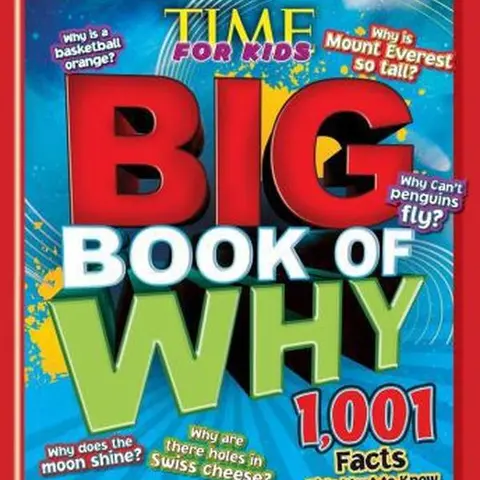 Used Hardcover Book - TIME for Kids: Big Book of Why - 1,001 Facts They Want to Know by The Editors of TIME for Kids (English) - School Educational Supplies with Space, Technology, Illustrations, Humans, Animals Focus, Stimulate Knowledge