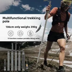 Portable Hiking Poles with Ergonomic Grip Anti slip Design Lightweight Collapsible Trekking Sticks for Hiking Camping Climbing and Daily Use