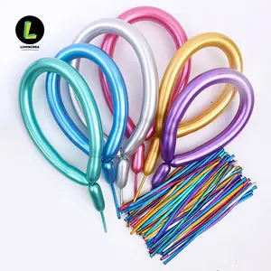 Metal Balloon Magic Strip Balloon Latex Balloon Monochrome Gold Silver Chrome Decoration Balloon Decor Bouquet Decoration Party Supplies Birthday Decor Party Animals Home Decor DIY