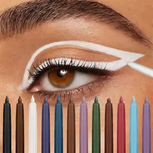 1PC Smudge-Proof Multifunctional Color Eyeliner Pencil - Rich Colors, Smooth Gel Texture, Quick Application for Eye Makeup, Suitable for Liner, Shadow, Date Looks, and Everyday Brightening, Eye Makeup Products