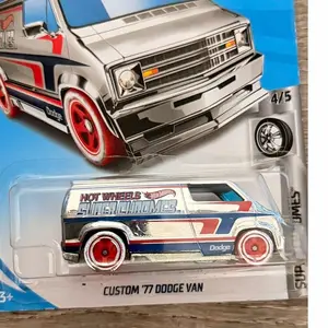 Hot Wheels Super Chromes Dodge Van 4/5 Series 3+ Years Old Collectible Model Car