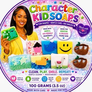 🧸🧼 Character Kid Fun Soaps